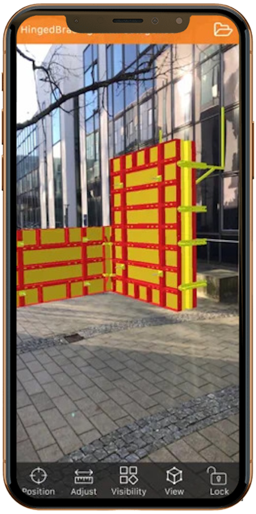 PASCHAL AR-app - hinged bracing.